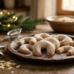 Vanillekipferl mit Puderzucker